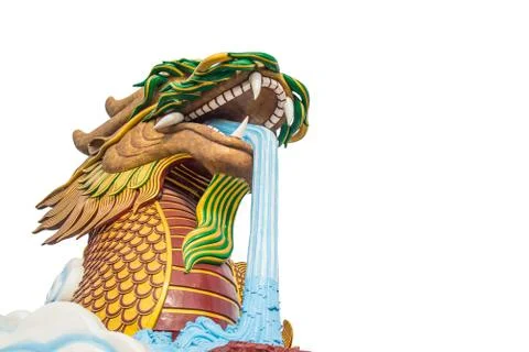 Large dragon statue Stock Photos