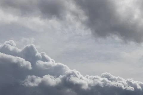 Large dramatic and stormy clouds Stock Photos