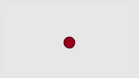 Large drop of Blood splattered on the floor top down view Stock Footage 287883048