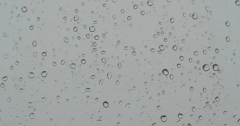 Large drops on the glass Stock Footage 54577214