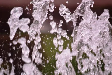 Large drops of water Foto stock