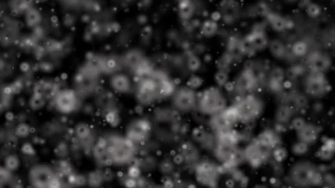 Large dust particles drifting slowly in dark background 库存影片 336051002