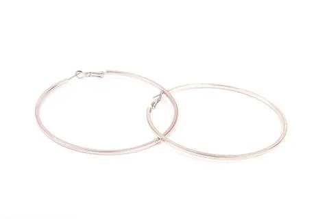Large ear rings Stock Photos