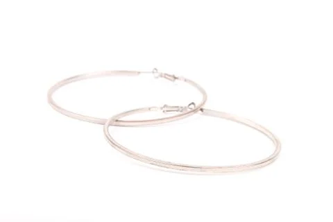 Large ear rings Stock Photos