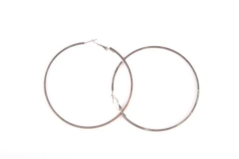 Large ear rings Stock Photos