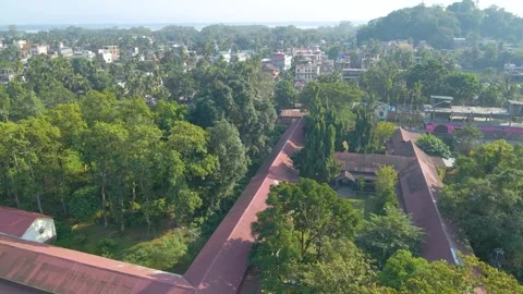 Large Educational Complex in Sualkuchi Assam India Stock Footage 332889346