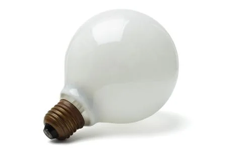 Large electric lightbulb Stock Photos