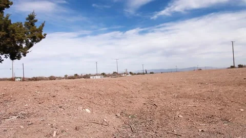 A large empty field 動画素材 155587366