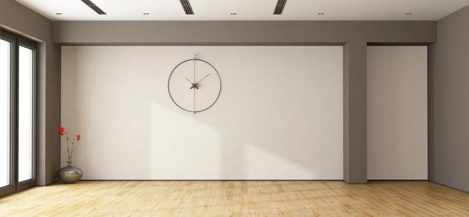 Large empty room Stock Illustration