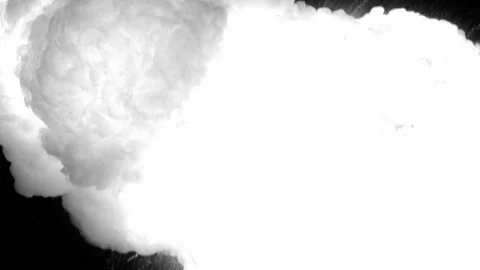Large explosion with shafts of fire and smoke Stock-Footage 301911331