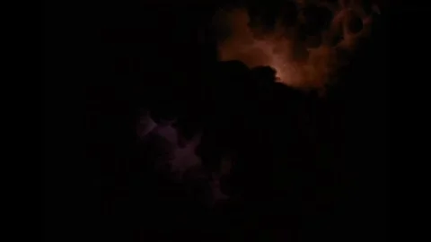 Large explosion with shafts of fire and smoke Stock Footage 301912395