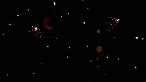 Large explosion with shafts of fire and smoke Stock Footage 301913849