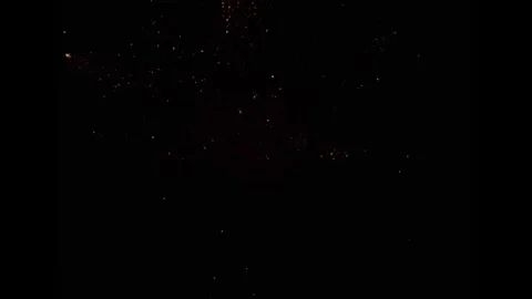 Large explosion with shafts of fire and smoke Stock Footage 302294133