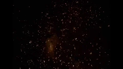 Large explosion with shafts of fire and smoke Stock Footage 302294164