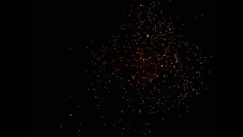 Large explosion with shafts of fire and smoke Stock Footage 302294183