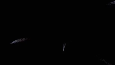 Large explosion with shafts of fire and smoke Stock Footage 303373112