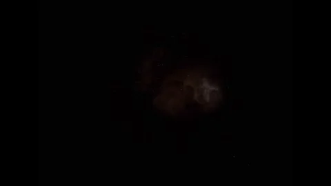 Large explosion with shafts of fire and smoke Stock Footage 303373138