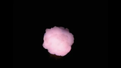 Large explosion with shafts of fire and smoke Stock Footage 303373175