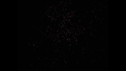 Large explosion with shafts of fire and smoke Stock Footage 303373261