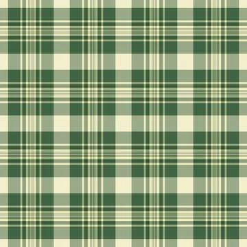 Large fabric texture seamless, kind tartan check pattern. Trendy vector pla.. Stock Illustration