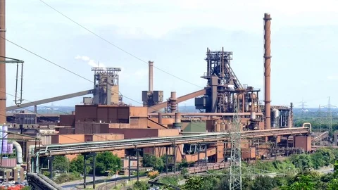 Large factory plant 動画素材 79971027