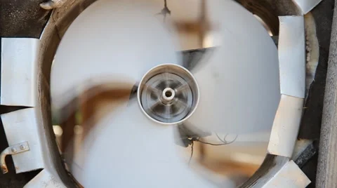 Large fan blades Stock Footage 40493533