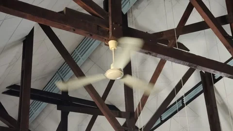 A large fan hanging Stock Footage 293263045