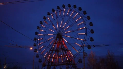 Large ferris whee 스톡 동영상 119781833
