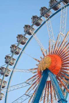 Large ferris wheel Stock Photos