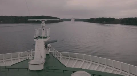 Large ferry ship Video stock 47251020