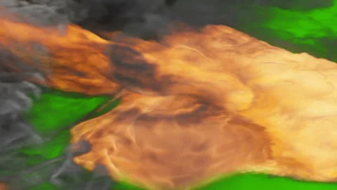 Large fire Stock Footage 310069967