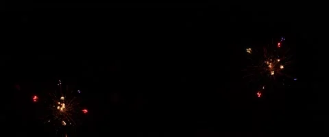 Large Firework with Explosive Mini Fireworks Video stock 157249216