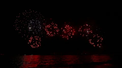 A large Fireworks Display event. Stock Footage 108719265