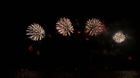 A large Fireworks Display event. Stock Footage 108719804