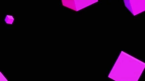 Large Floaty Cube Slow (4K) Video stock 150268208