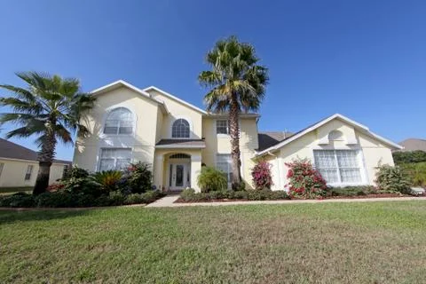 Large florida home Stock Photos