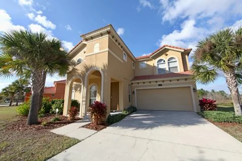 Large florida home Stock Photos