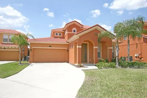 Large florida home Stock Photos