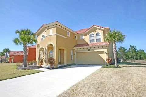 Large florida home Stock Photos