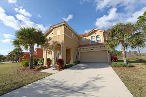 Large florida home Stock Photos