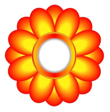 Large flower, background  for a design Stock Illustration