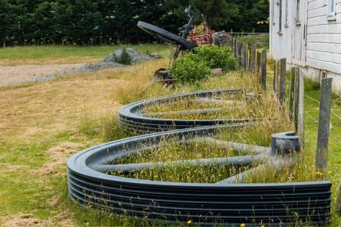 Large flywheel Stock Photos