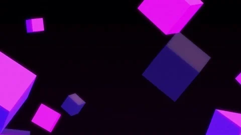 Large Folaty Cube Fast (4K) Stock Footage 150268356