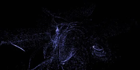 Large-format abstract background - Neurons. The color is multicolored. Video stock 238313915