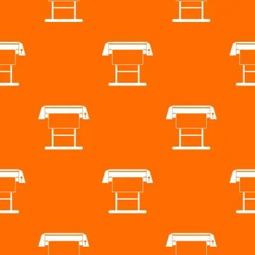 Large format inkjet printer pattern seamless Stock Illustration