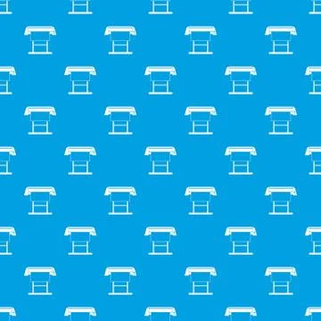 Large format inkjet printer pattern seamless blue Illustrazione stock