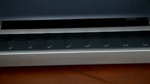 Large format printer in home office giclee printing situation  Video stock 50449663