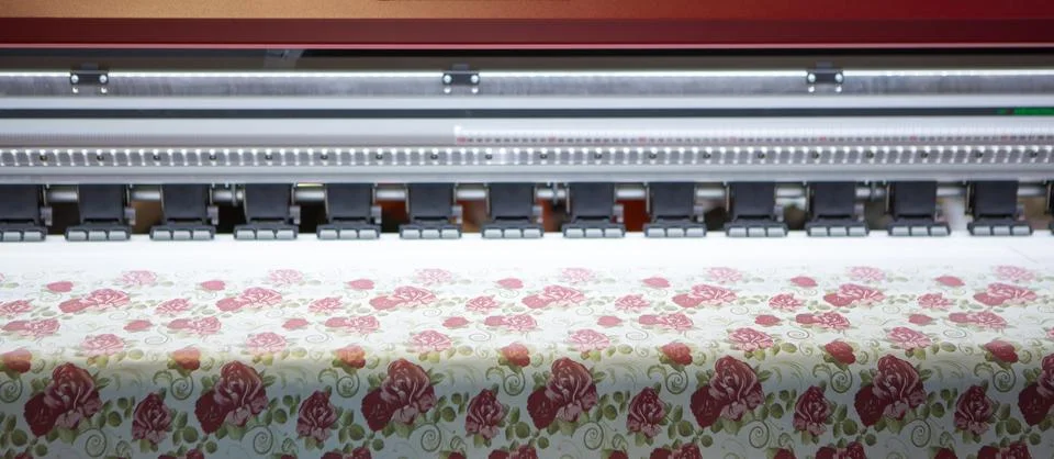 Large format sublimation printer Foto stock