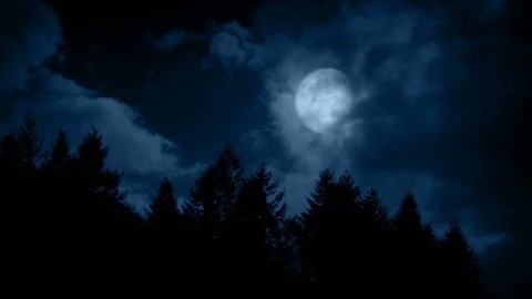 Big Full Moon Stock Footage ~ Royalty Free Stock Videos | Pond5