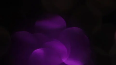 Large, full-screen background with dark, luxurious, sparkling purple bokeh light 스톡 동영상 318127088